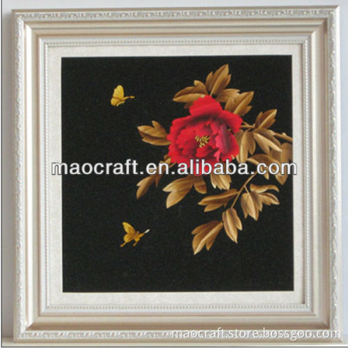 Activated Carbon Wall Hanging Picture(Butterfly with Flower) crafts of healthy home decoration